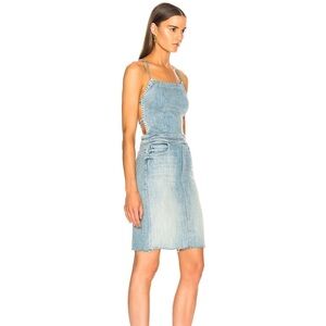 MOTHER Tie Back Knee Dress